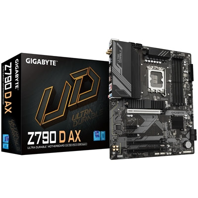 Gigabyte Z790 D AX ATX Motherboard - LGA1700, DDR5, Wi-Fi 6E, PCIe 5.0 Gigabyte Z790 D AX ATX Motherboard - LGA1700, DDR5, Wi-Fi 6E, PCIe 5.0